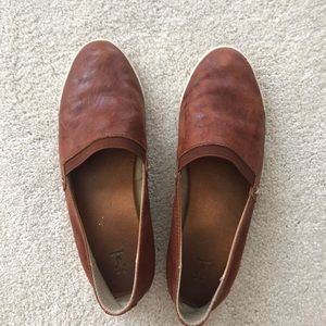 Frye leather flats